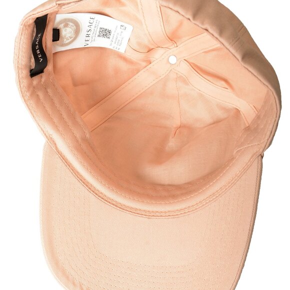 Versace Medusa Logo Print Light Pink Baseball Cap Hat size 57 main image 4